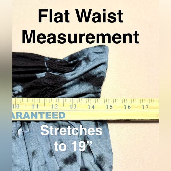 Raya Sun Black and Blue Tie-Dye Mini Skirt - Picture 3 of 6